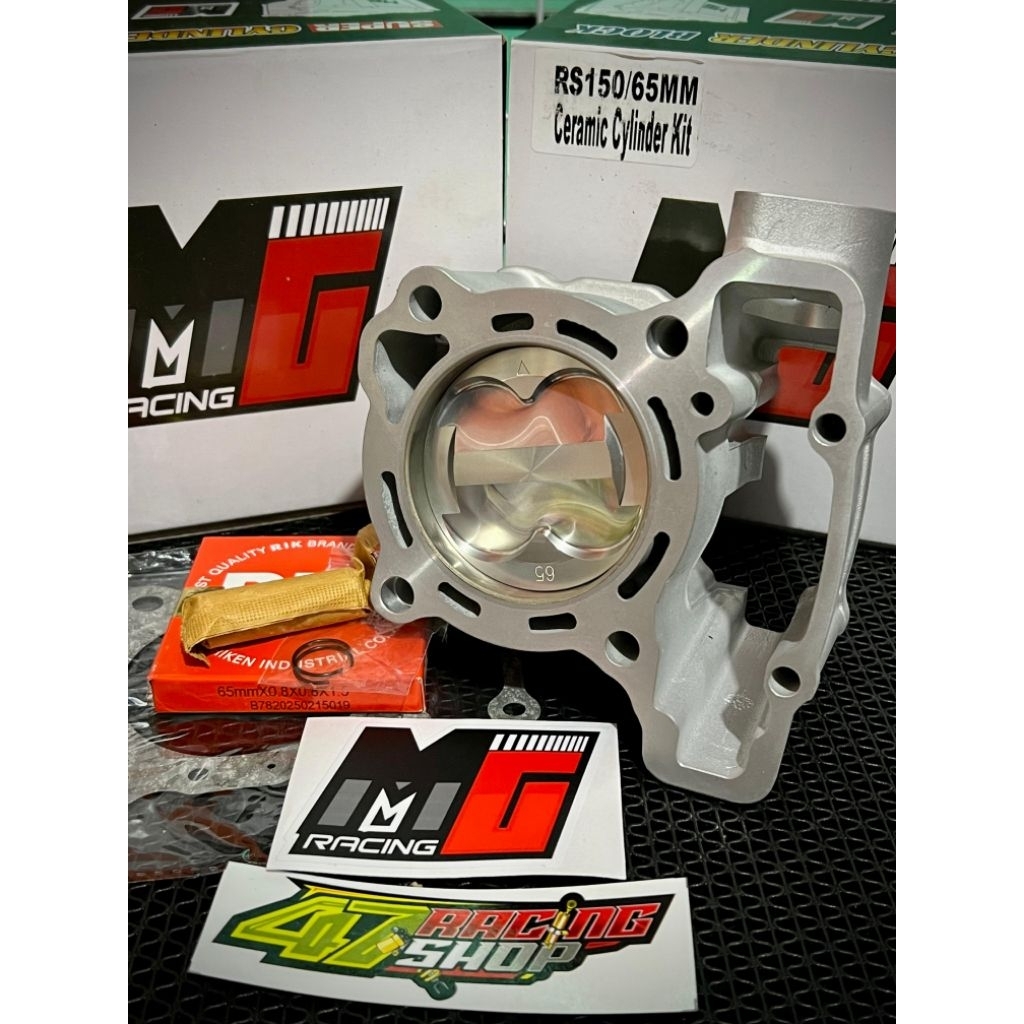 BLOK CERAMIC MG RACING PISTON FJN FORGED CB150 SONIC SUPRA GTR