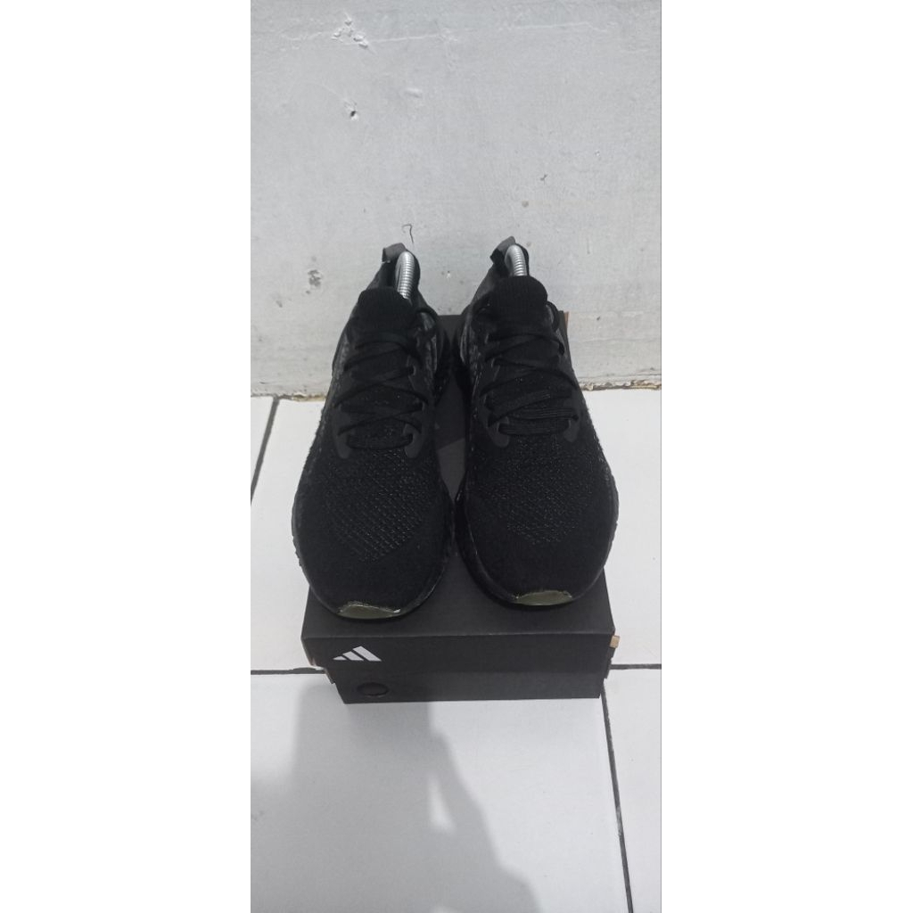 Sepatu Sneakers RUNNING Pria Full black Centang, Sepatu RUNNING Pria