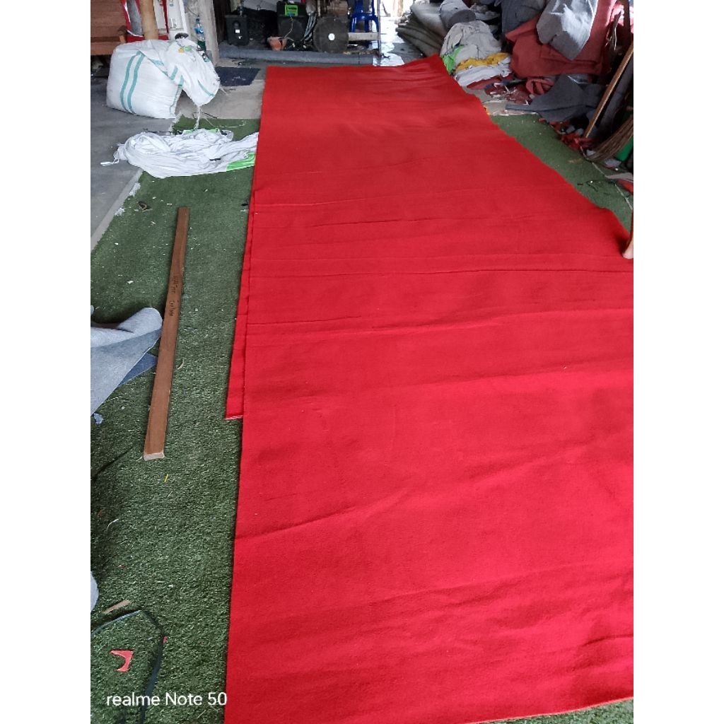 karpet  bludru  meteran lebar 3mm ukuran 2x6m karpet lantai alas konten dekorasi
