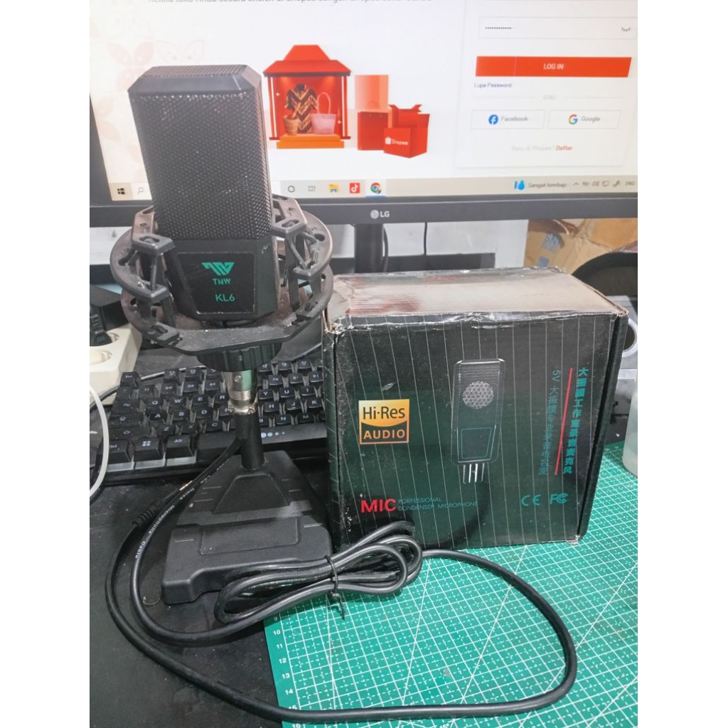 MIC KONDENSOR TNW KL6 2ND LENGKAP