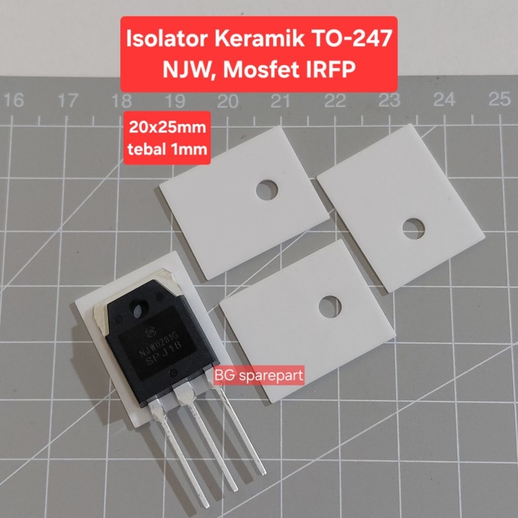Isolator keramik NJW Mosfet TO-247
