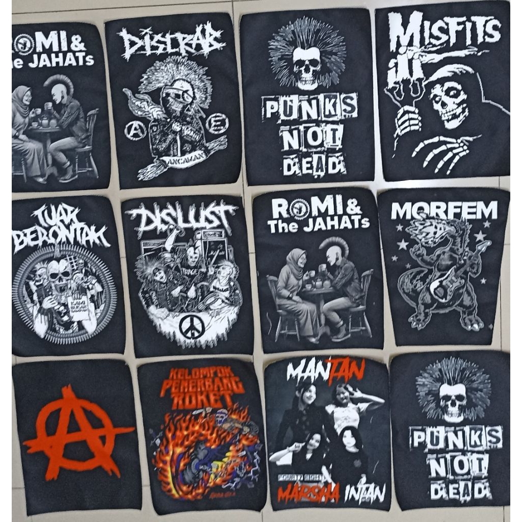 BACKPATCH EMBLEM BAND PUNK