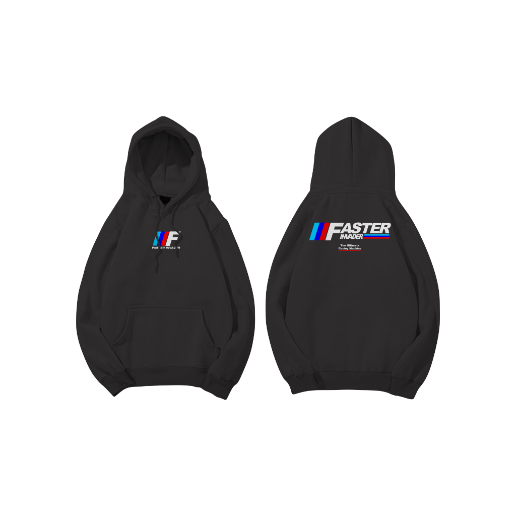 VIRAL Hodie Sweater Racing  FASTER INVADER KW Cople Bayar Di Tempat / Terbaru Jumper Hoodie FASTER I