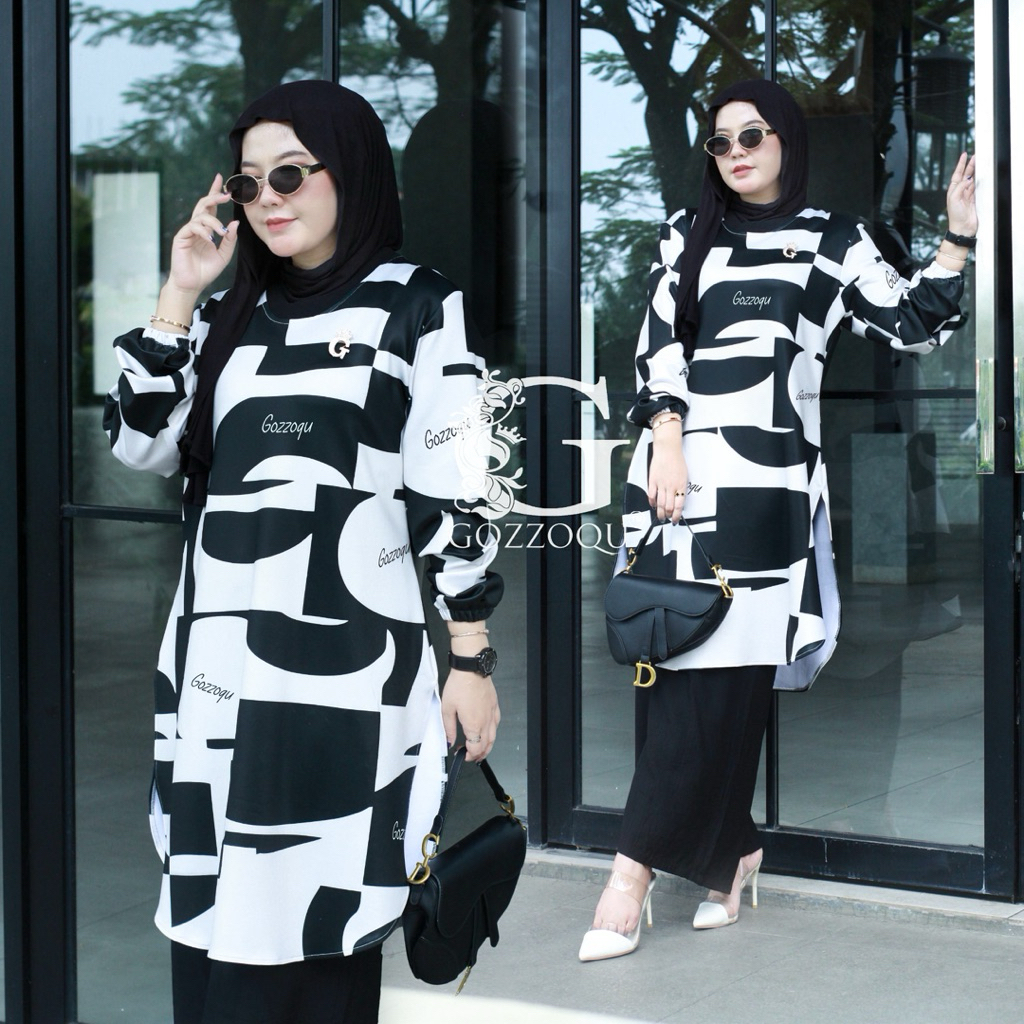 KATURI STELAN TUNIK PRINTING GOZZOQU