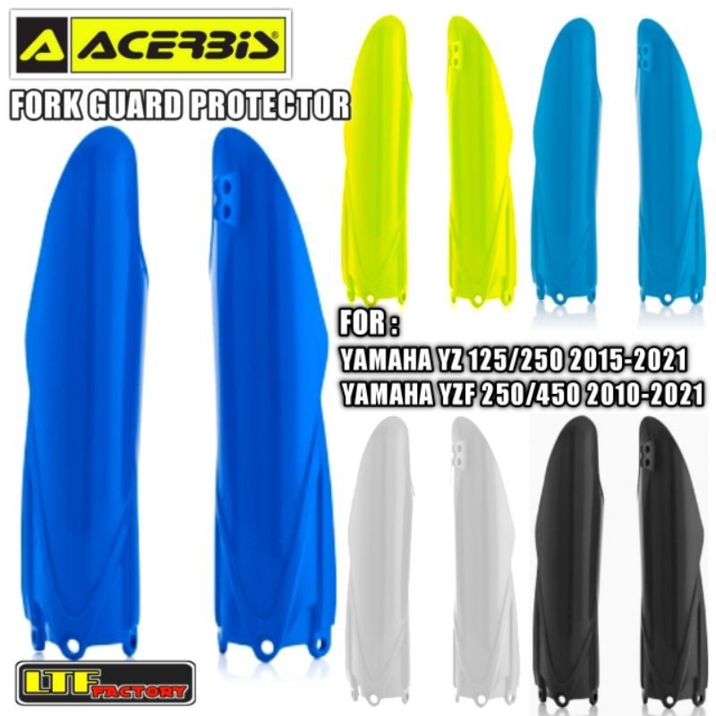YAMAHA YZ WR 125 250 X - YZF WRF 250 450 FX  - ACERBIS FRONT FORK GUARD PROTECTOR - COVER SHOCK - SH