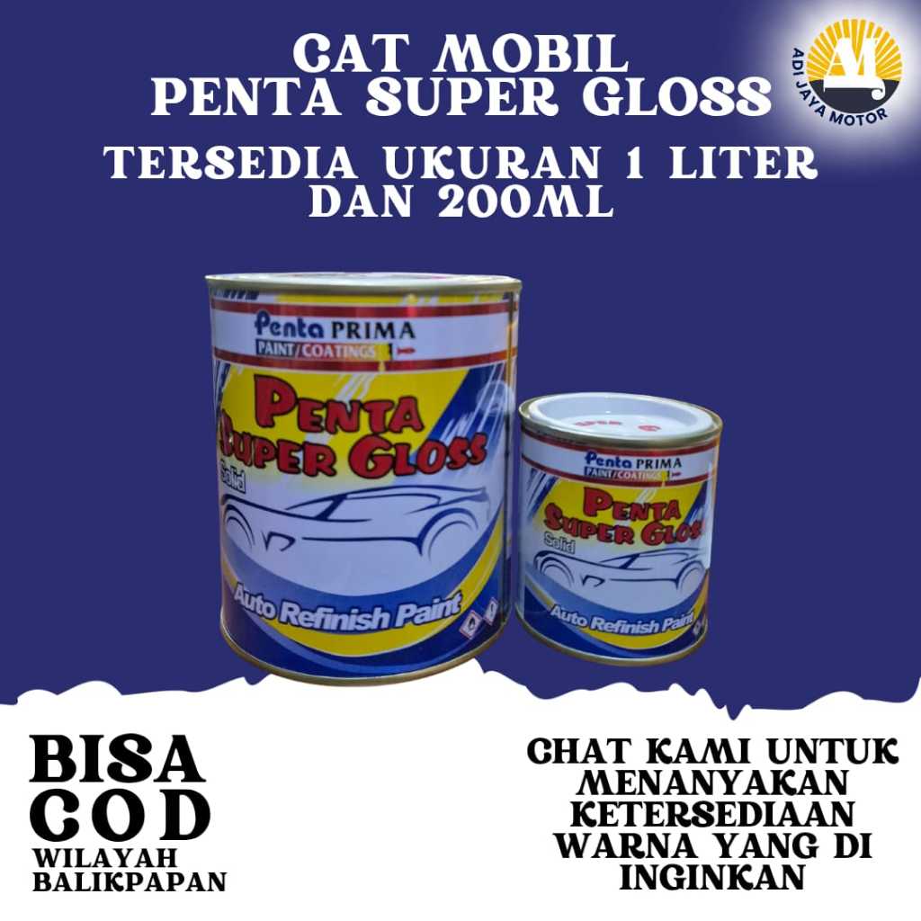 Cat Mobil Kayu Besi Penta Prima Super Gloss Paint Coatings Solid
