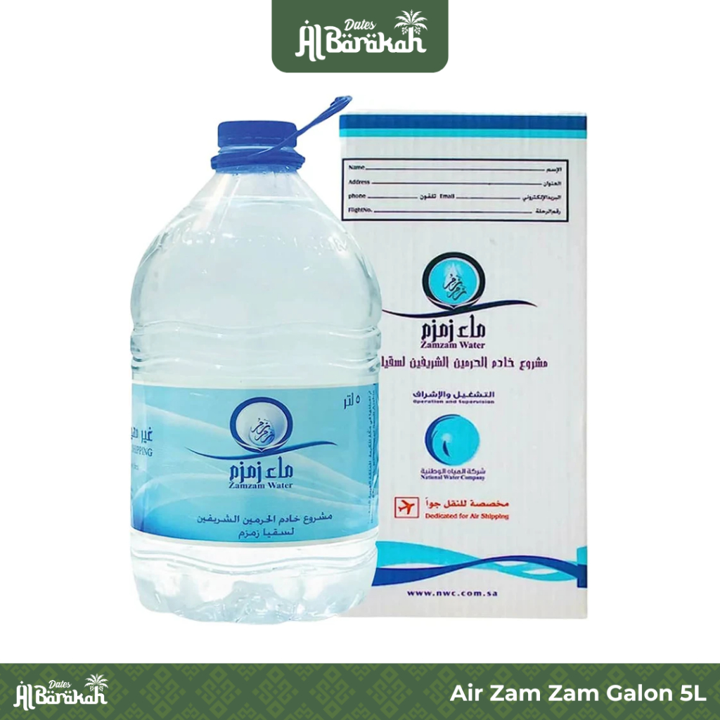Air Zamzam Kemasan Galon 5 Liter Original Segel