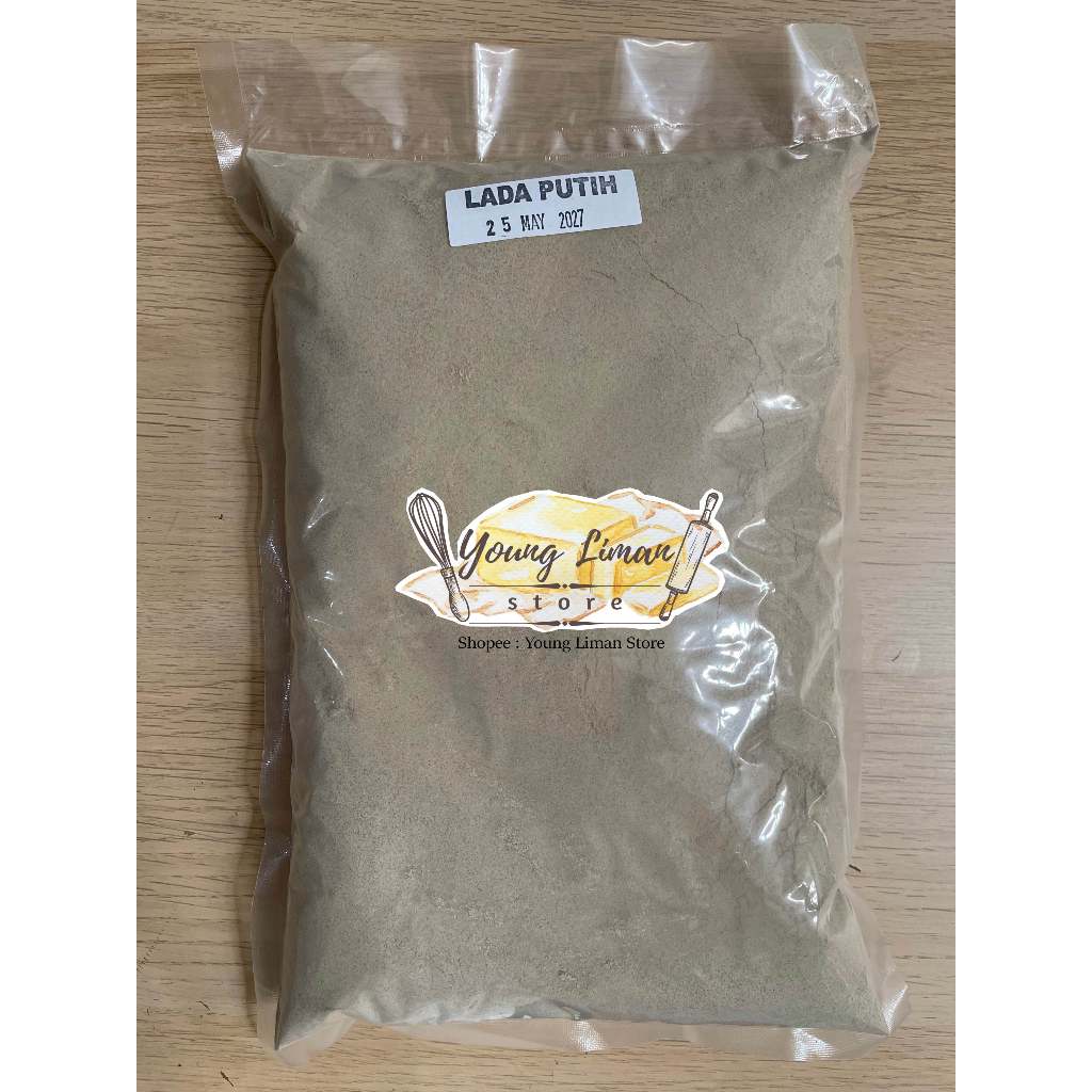 Lada Putih Bubuk / Merica Bubuk Original 500gr [Premium]