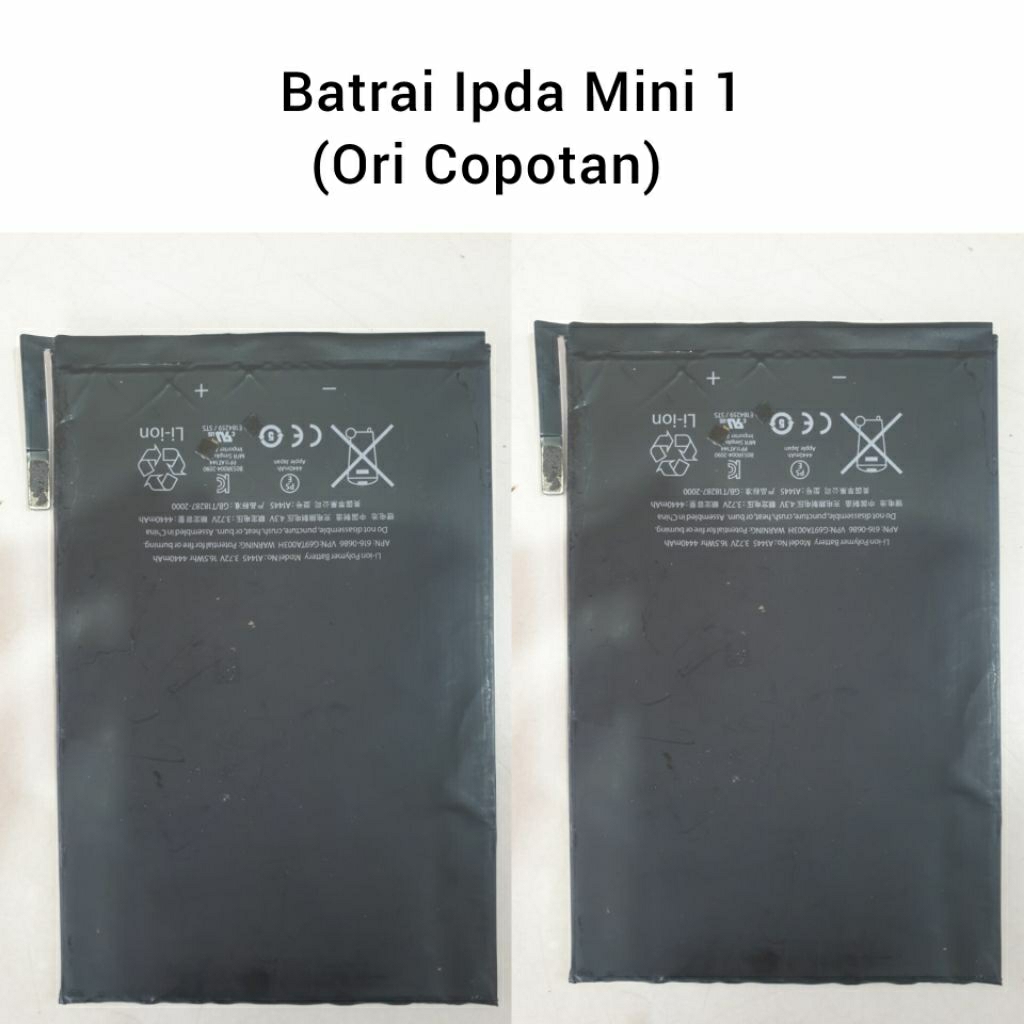 BATRAI IPAD MINI 1 (ORI COPOTAN) (HARAP MEMBACA DESKRIPSI TERLEBIH DAHULU)