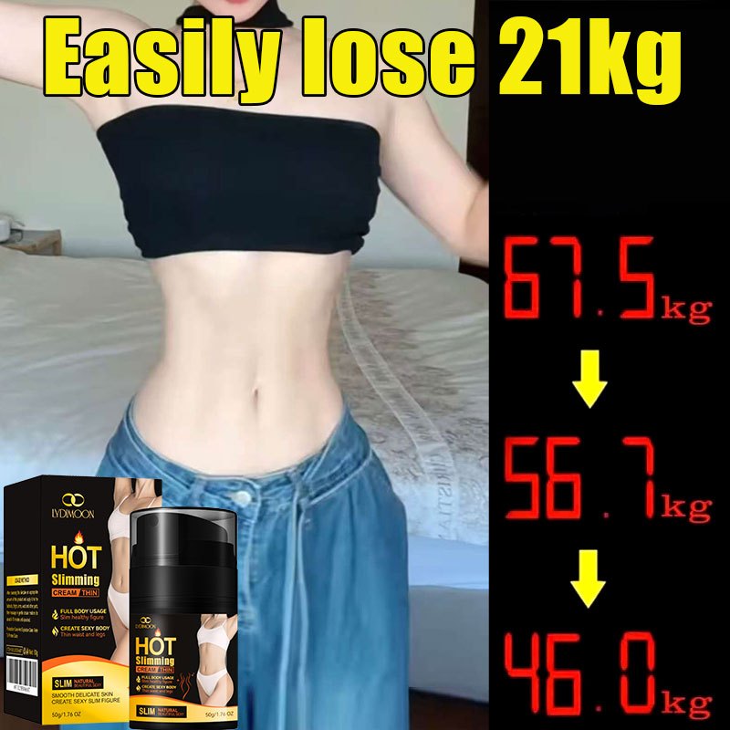 Krim Pelangsing Pemanas Lemak | Anti-Selulit & Pemerah | Membakar Lemak Perut/Paha/Lengan | Hasil Ce