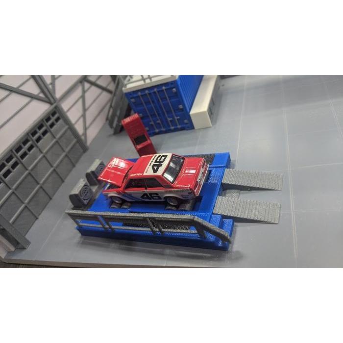 Akesoris Diorama Diecast Dyno Test skala 64