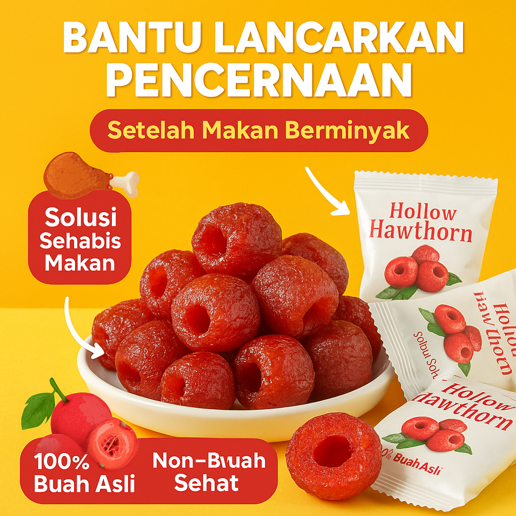 [Beli 2 gratis 2] Hawthorn dried fruit | manisan kering buah kering/Tanggal produksi 2025/Buah hawth