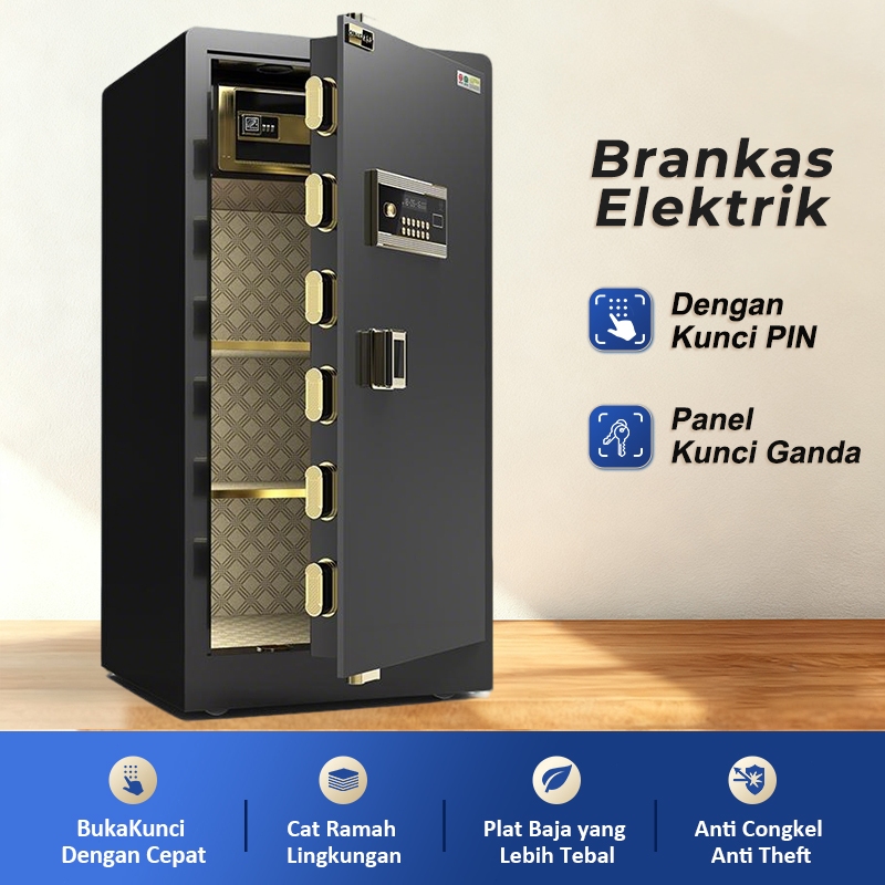 Brankas Besi Digital Penyimpanan Uang Brankas120*55CM Uang Elektrik Brankas