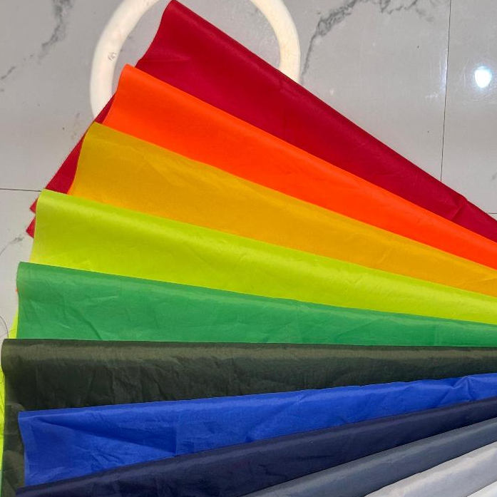 ecer Kain Parasut Taffeta Import Waterproof Rajutan 210T polyester bahan tenda