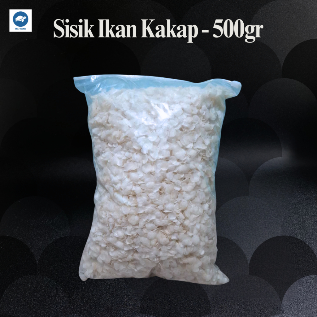 Fish Scales / Sisik Ikan Kakap Kering (M) – 500gr | Bahan Collagen Alami