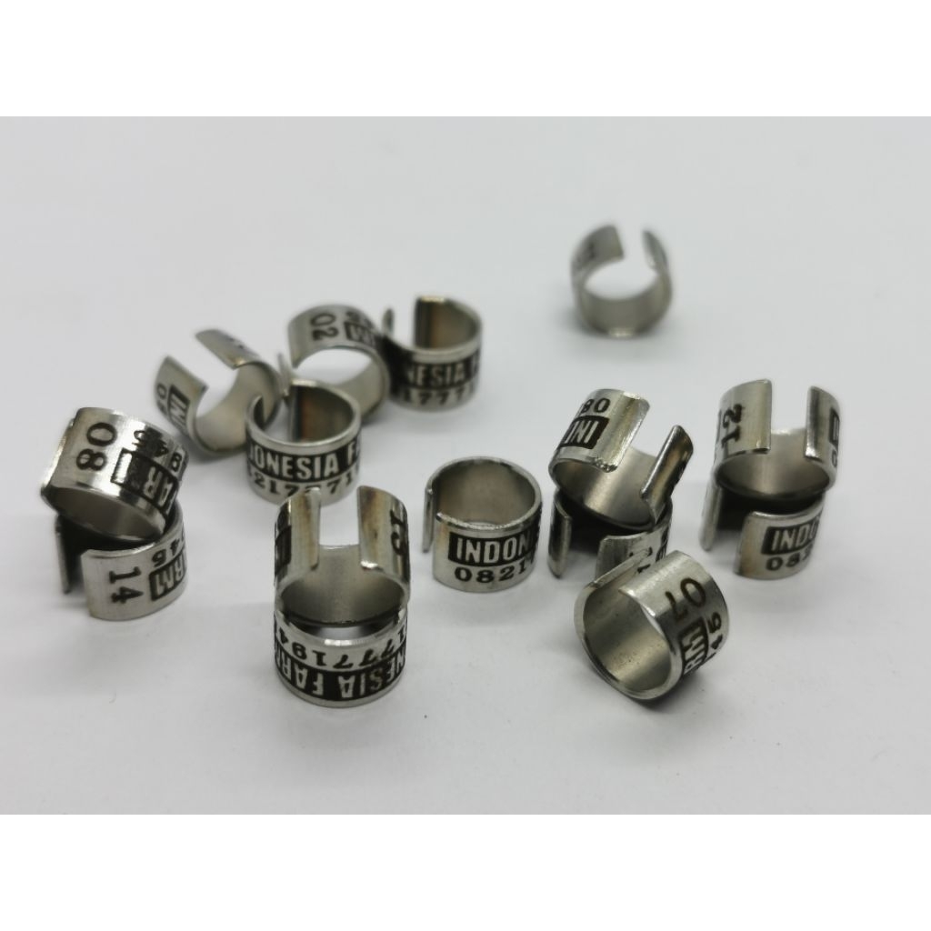 RING BURUNG BAJA BELAH STANDART 28 | CUSTOM CETAK NAMA | MERPATI | NURI DLL