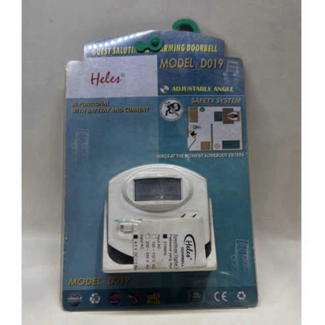 Sensor Bell Pintu / Sensor Gerak Alarm / Guest Saluting & Alarm Doorbell/ Bell Alarm Pintu Heles