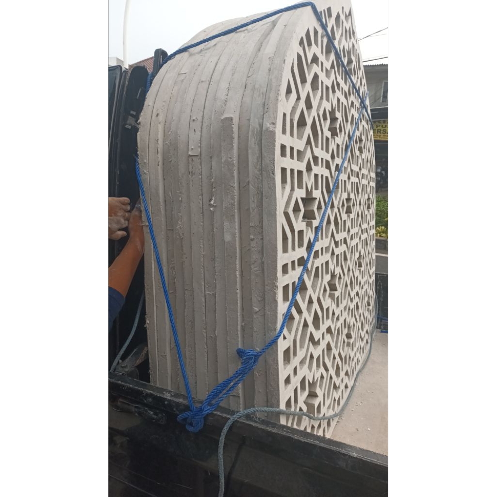 krawangan grc motif costum