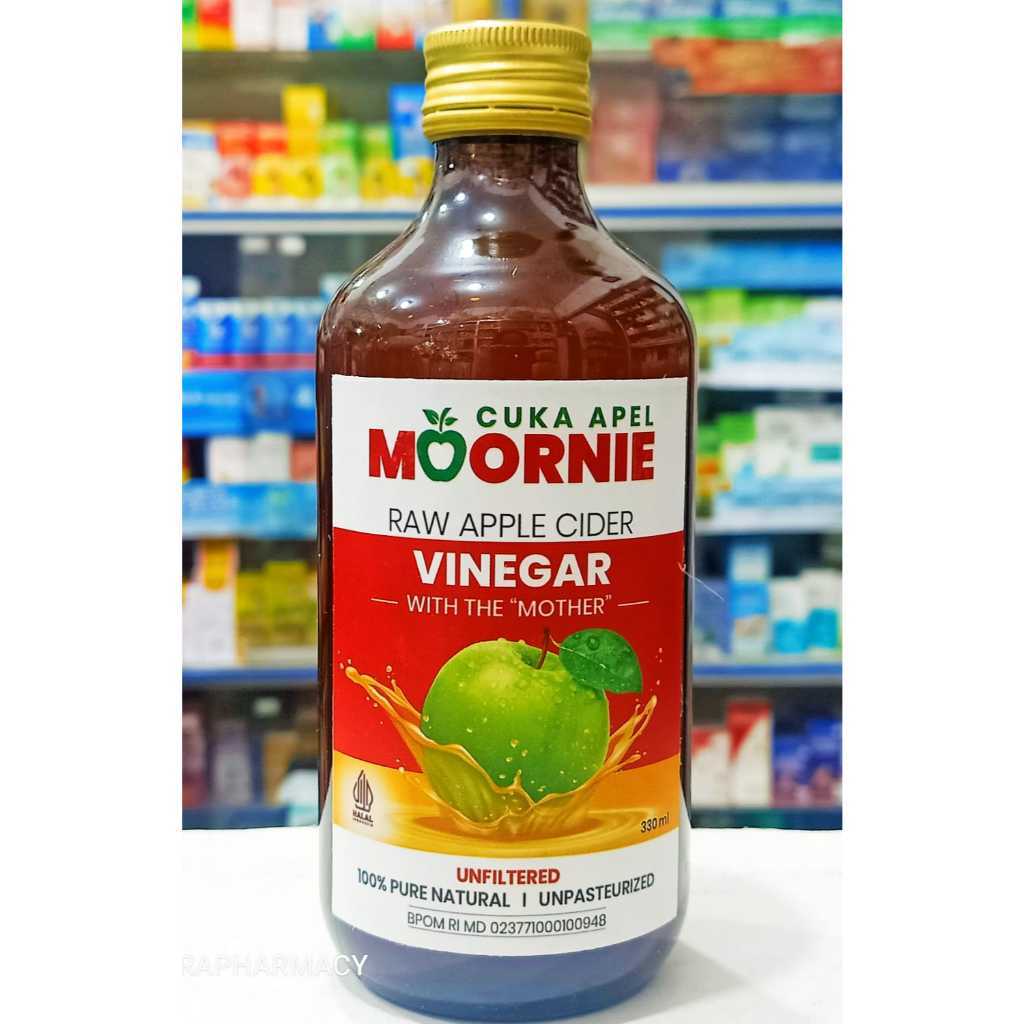CUKA APEL MOORNIE (330ML) - MENURUNKAN TENSI DAN GULA DARAH