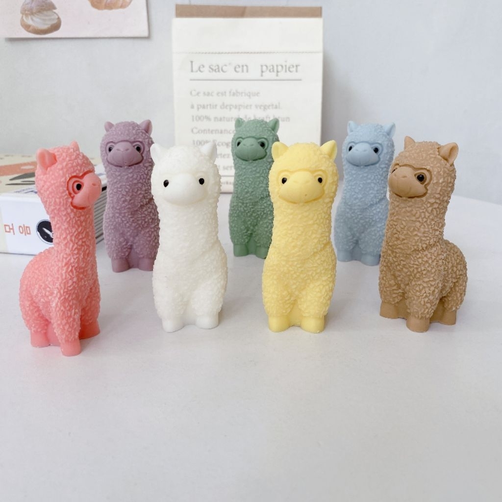 Alpaca Candles | Lilin Hias Dekorasi Bentuk Hewan Alpaca | Lilin Aromaterapy Bentuk Alpaca | Alpaca 