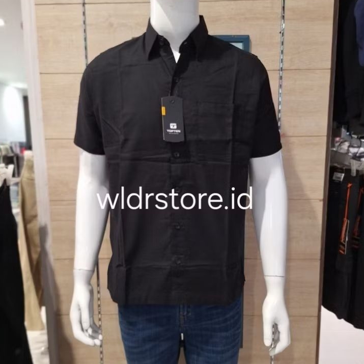 KEMEJA POLOS PRIA PREMIUM TOP TEN BAHAN KATUN