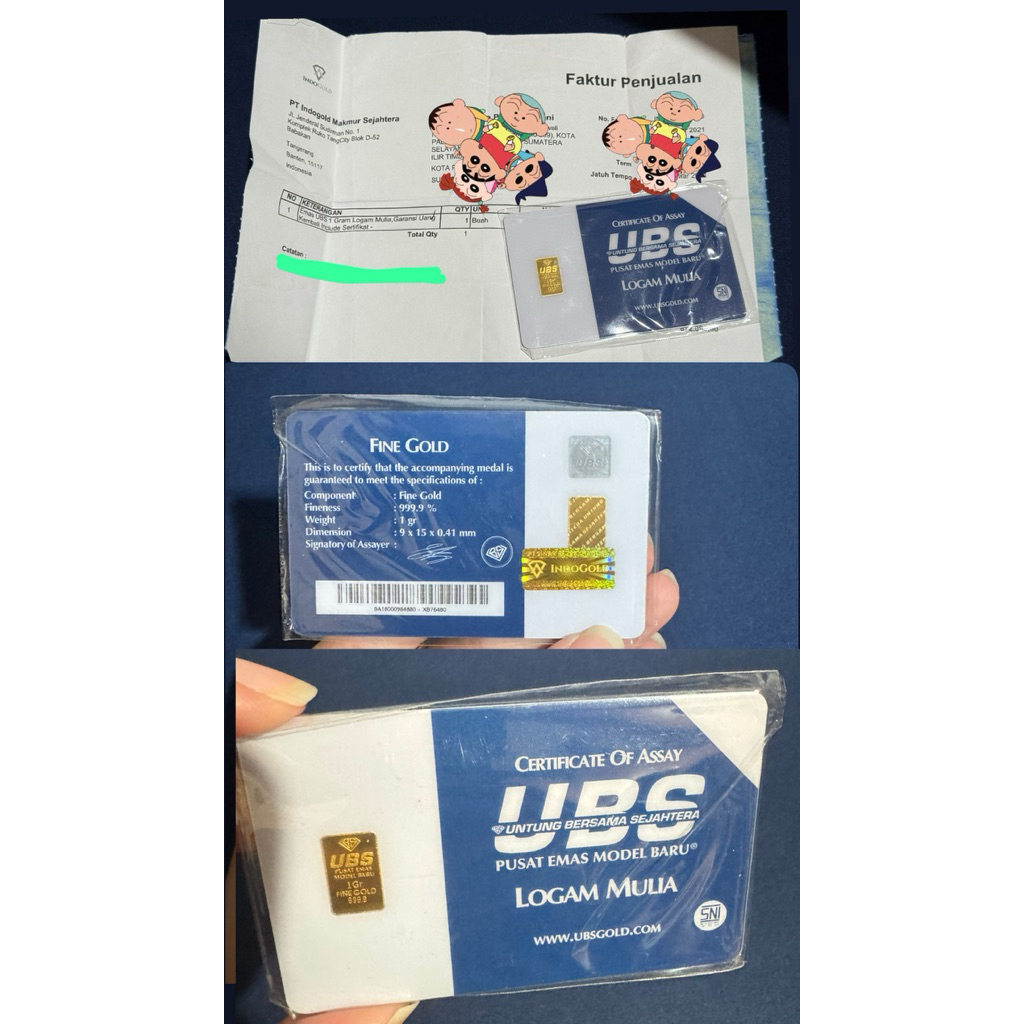 emas batangan ubs 1gr