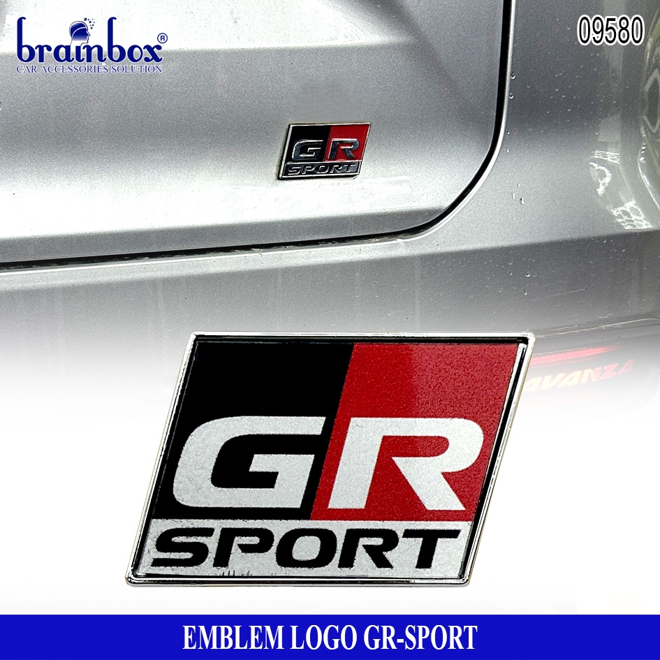 Emblem GR Sport Logo Tempelan Body Mobil