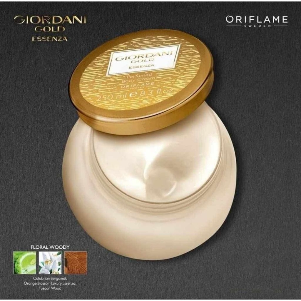 Giordano gold perfumed body cream