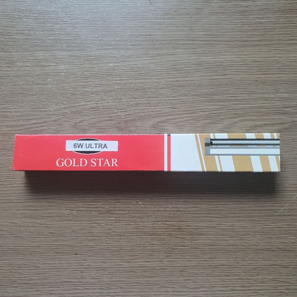 LAMPU UV T5 SET 6 WATT BLB (CEK UANG) GOLD STAR