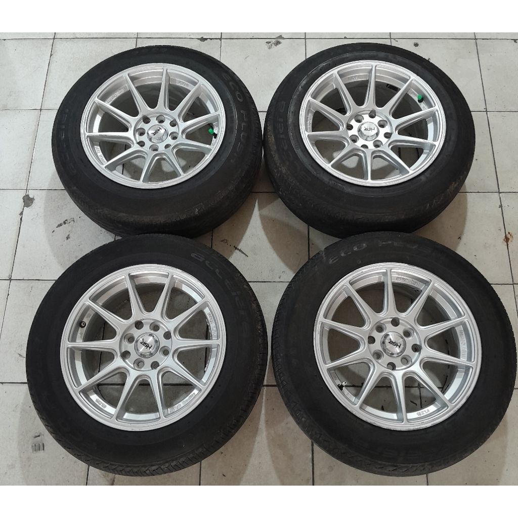 Velg pelek mobil Second murah HSR shinjuku R 15 untuk mobil jazz swift Yaris vios