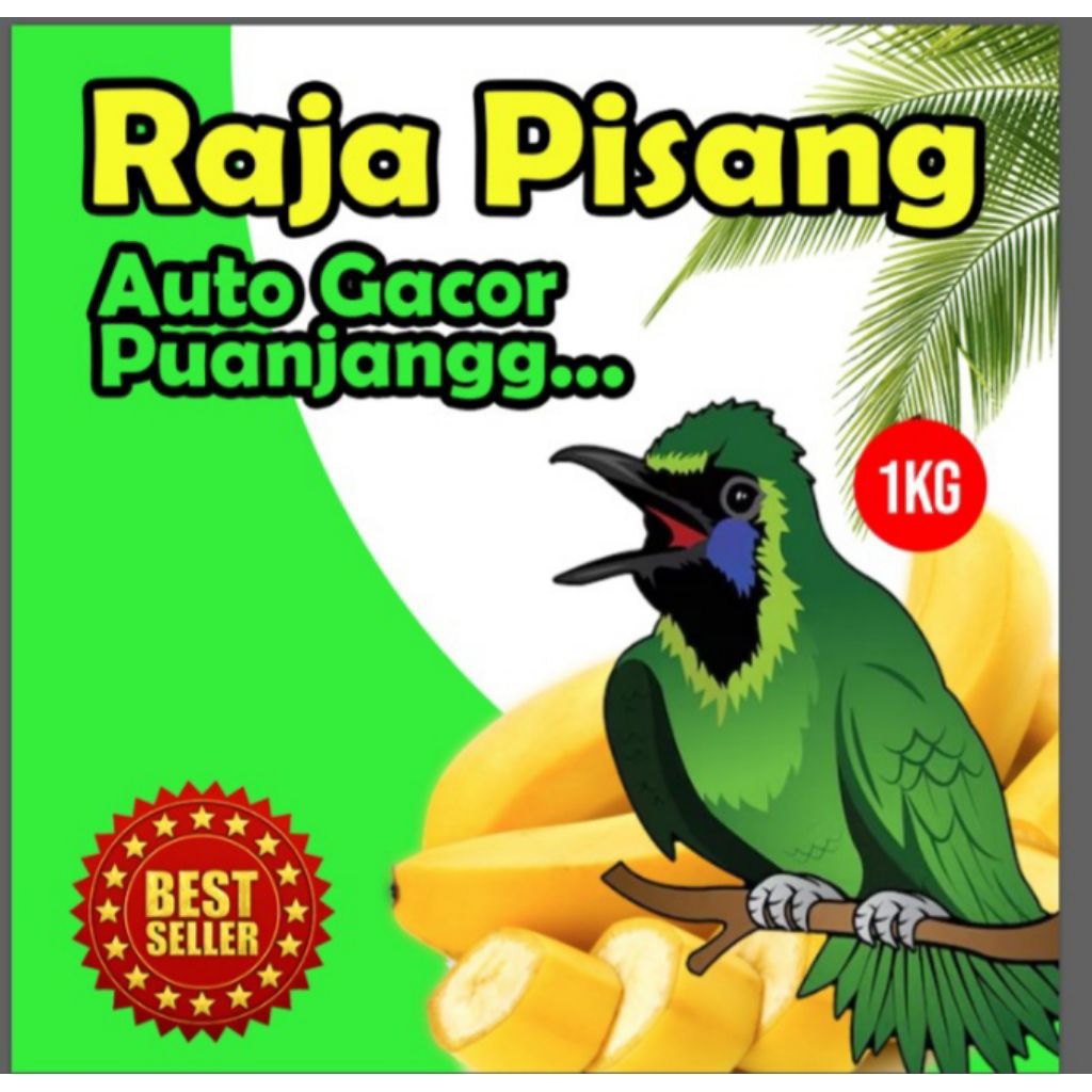 Pur Pisang 1kg Voer Pakan Burung Pemakan Buah Burung Jalak Suren Kutilang Cucak Ijo Jalak Kebo Beo T