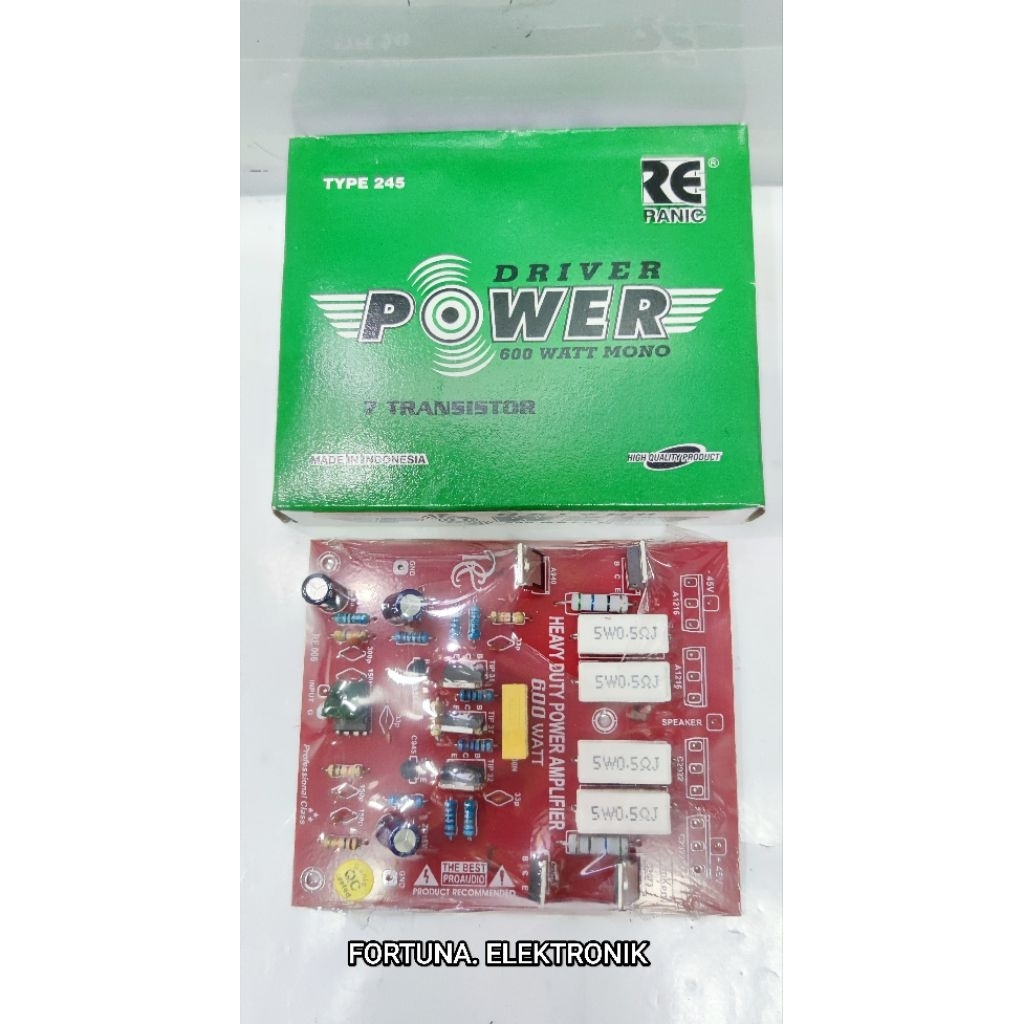 RANIC Morales kit power amplifier 600 watt driver (type-245)