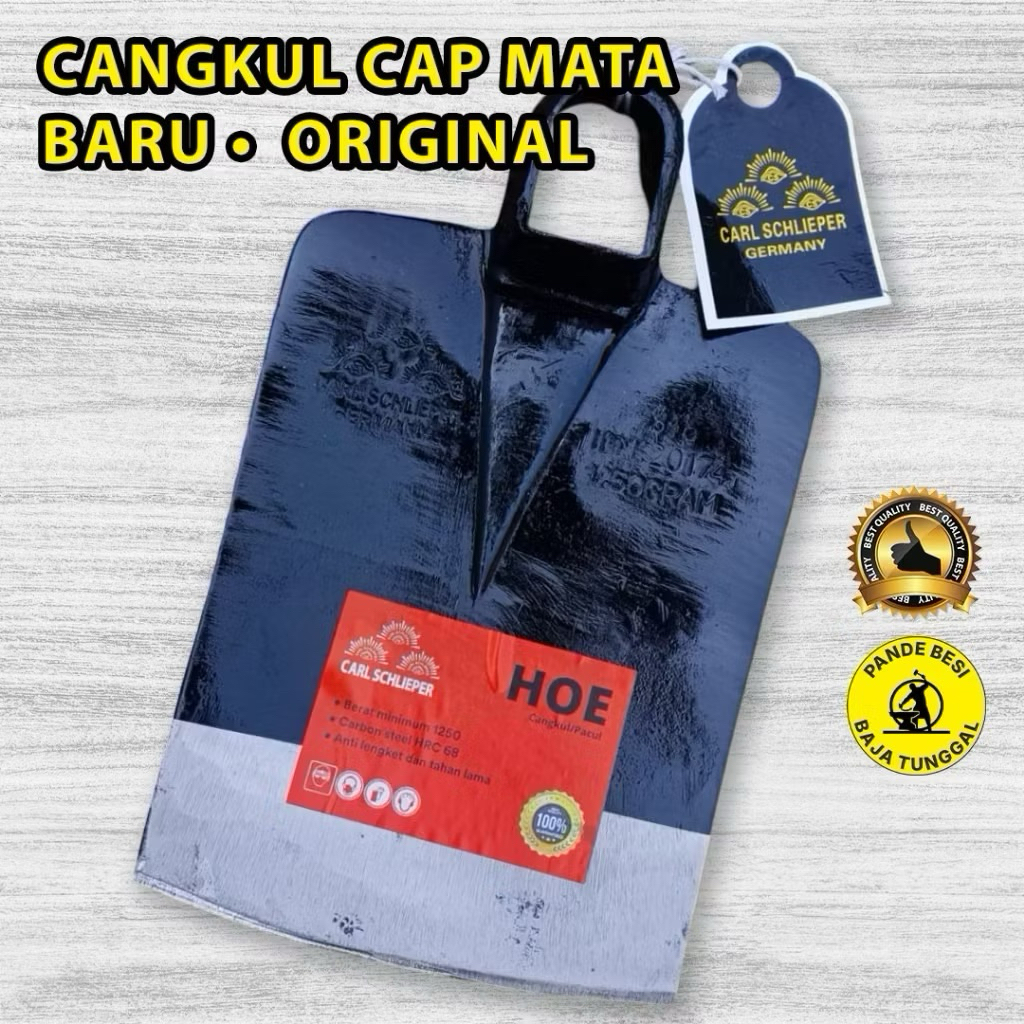 Cangkul Cap Mata 3 Carl Schlieper ASLI ORIGINAL Germany