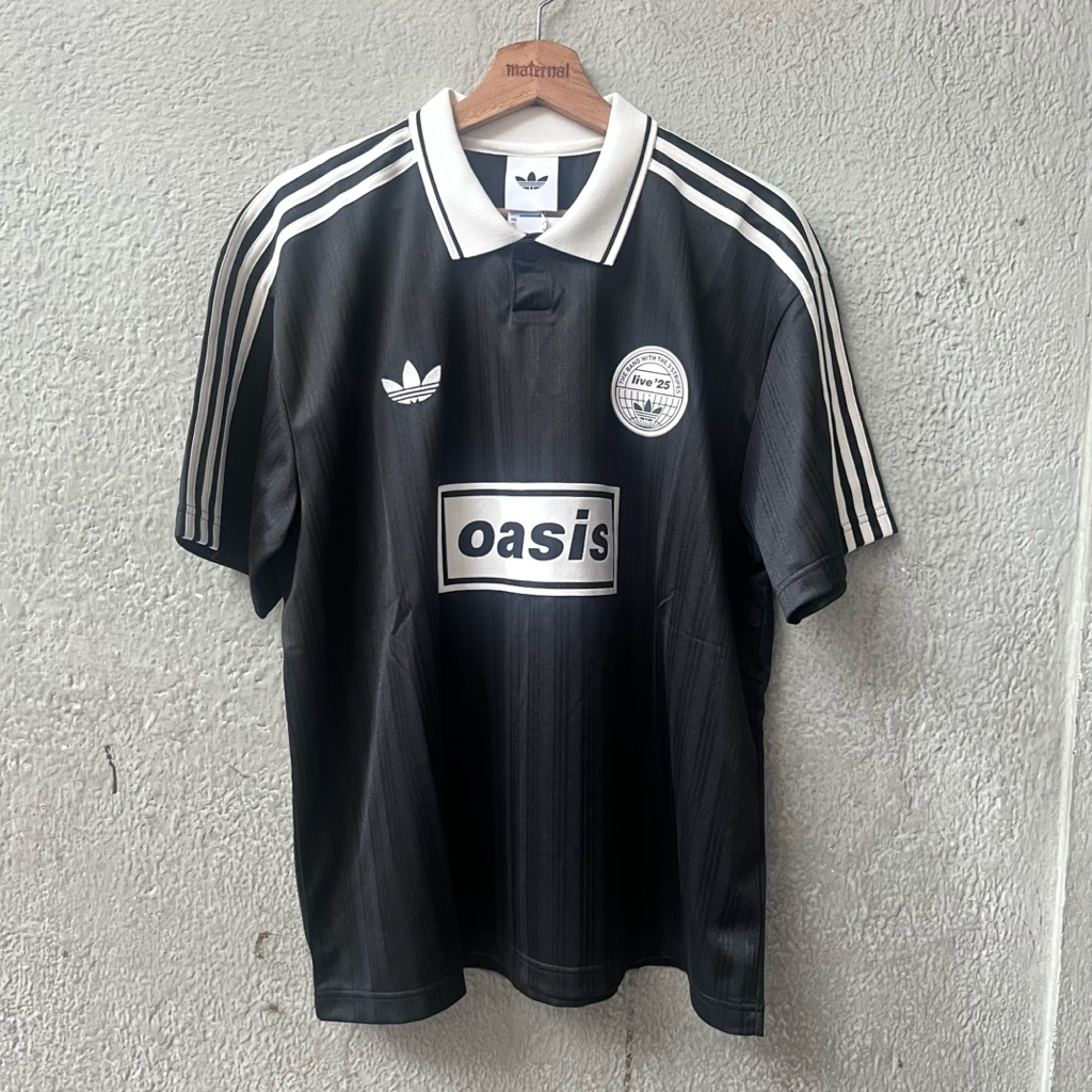 jersey ADIDAS x OASIS jacquard Black