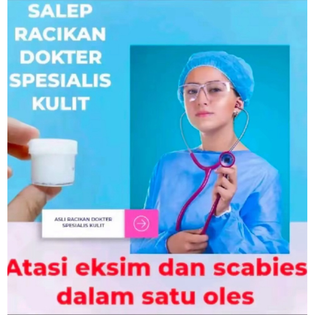 salep (krim)gatal racikan dokter, spesialis gatal menahun,scabies, eksim basah/kering.