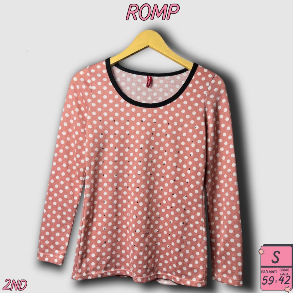 Kaos Wanita Romp Salem Size S