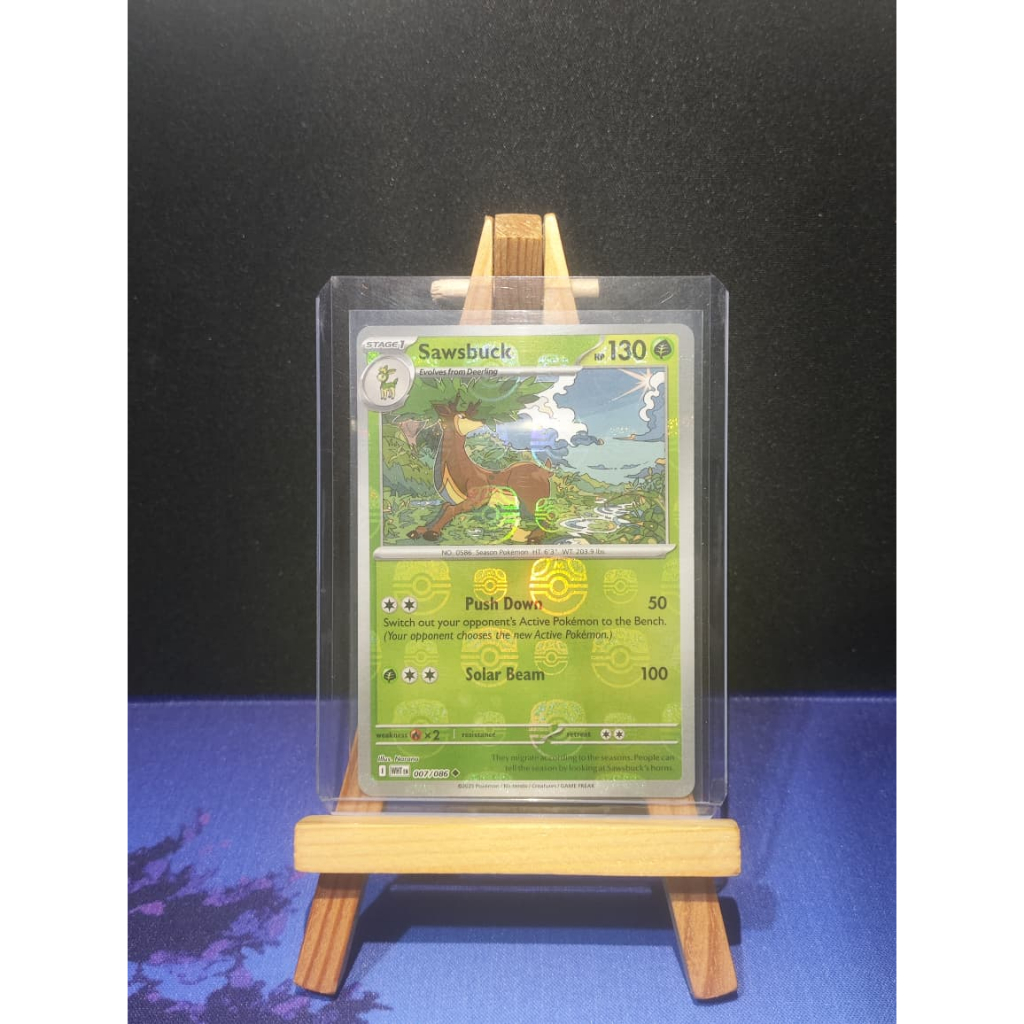 [ENG] Kartu Pokemon TCG Sawsbuck [Masterball] 007/086 NM