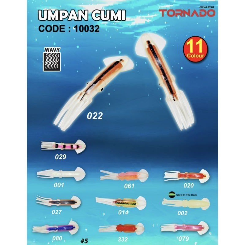 Umpan Tornado Cumi 10030 - Umpan Cumi