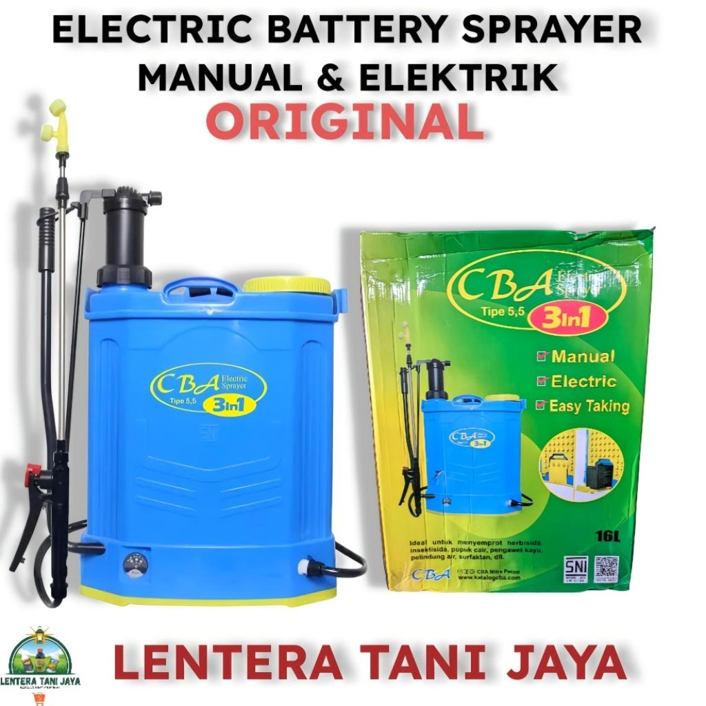 CBA SPRAYER ELEKTRIK TYPE 5.5 MANUAL & ELEKTRIK (16 LTR)