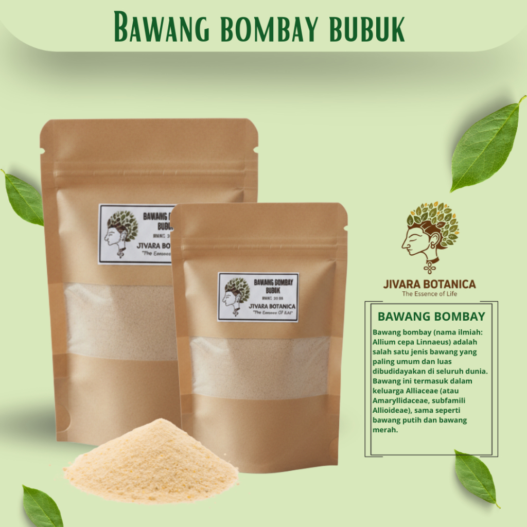 Jivara Botanica - Bubuk Bawang Bombay 20 gram