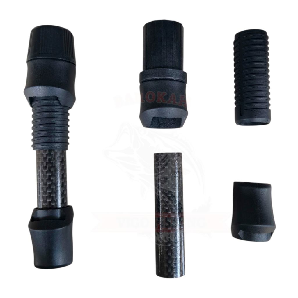 REEL SEAT SKELETON +TUBE CARBON 3K