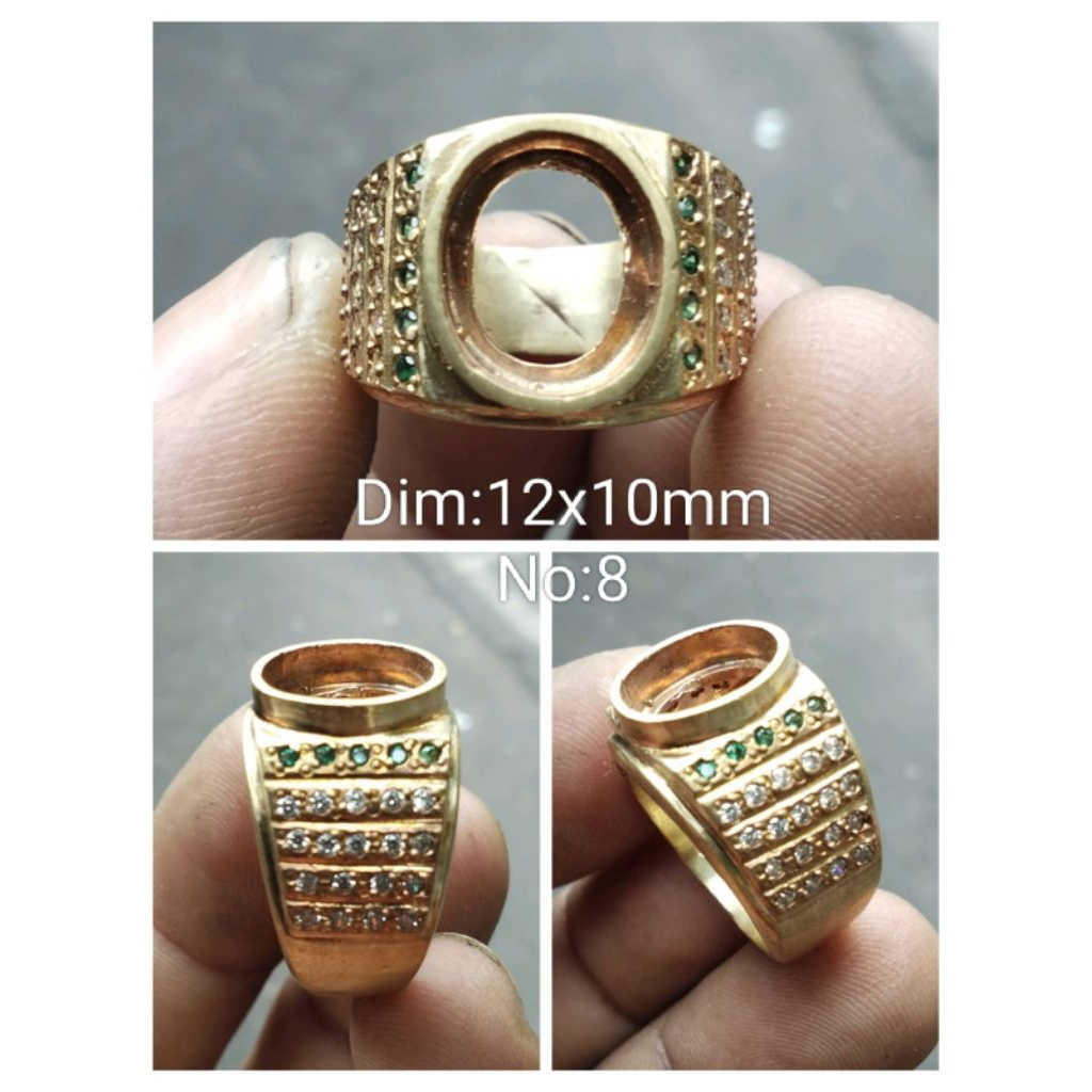 Cincin Rangka Emban Kuningan sari(Kunsar) top Real Quality