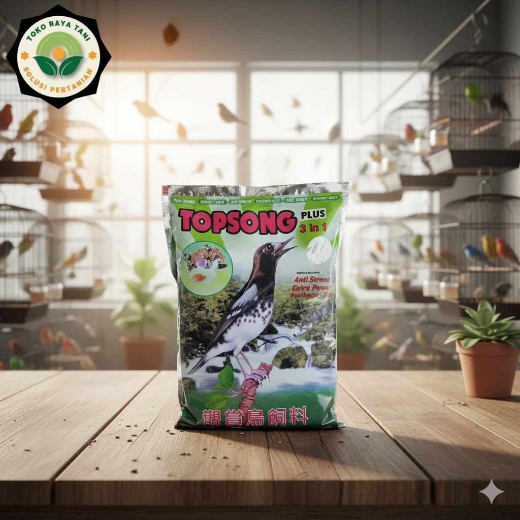 Jual Makanan Burung Topsong 3 in 1 makanan burung TOPSONG