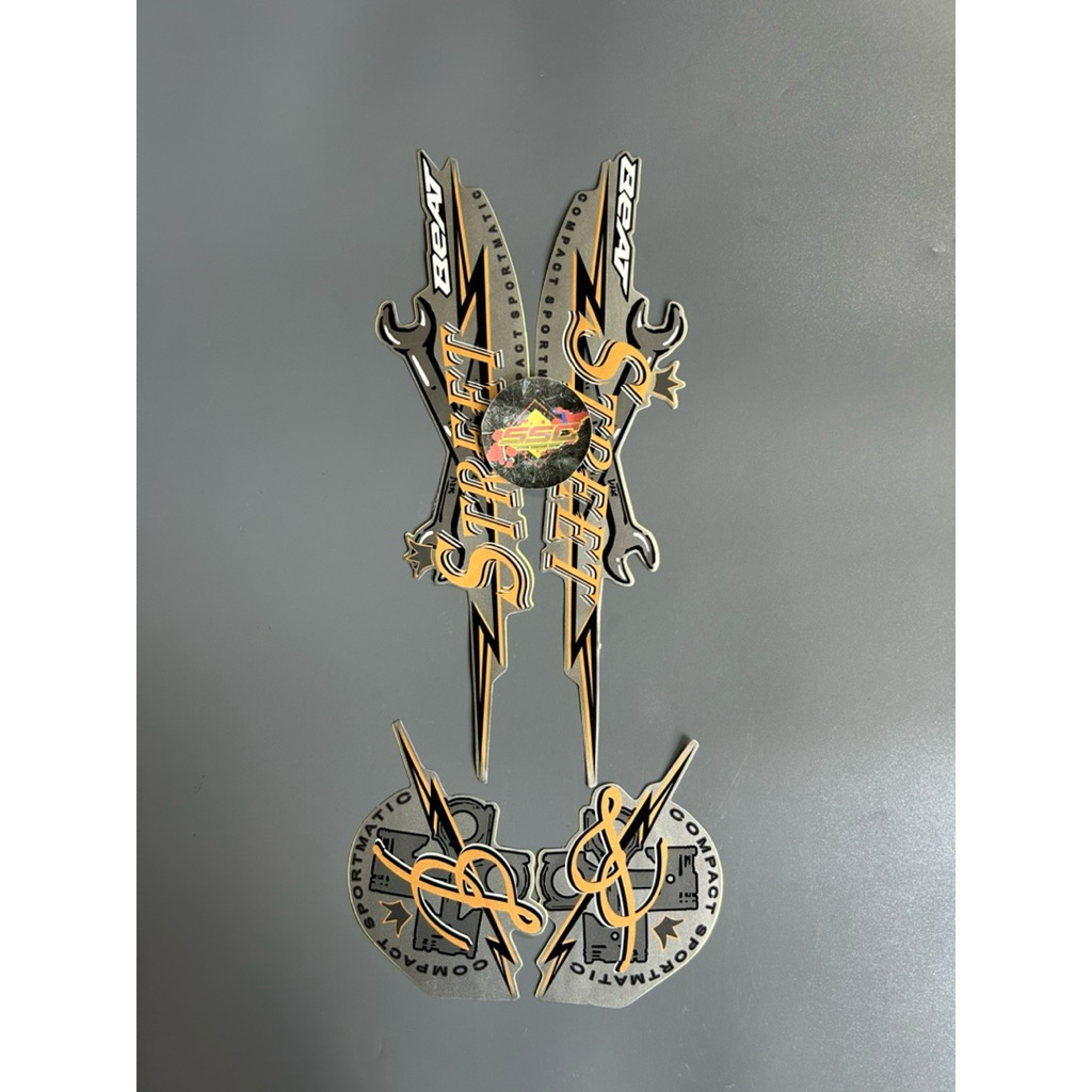 STRIPING STIKER BEAT STREET 2020 SILVER ORIGINAL