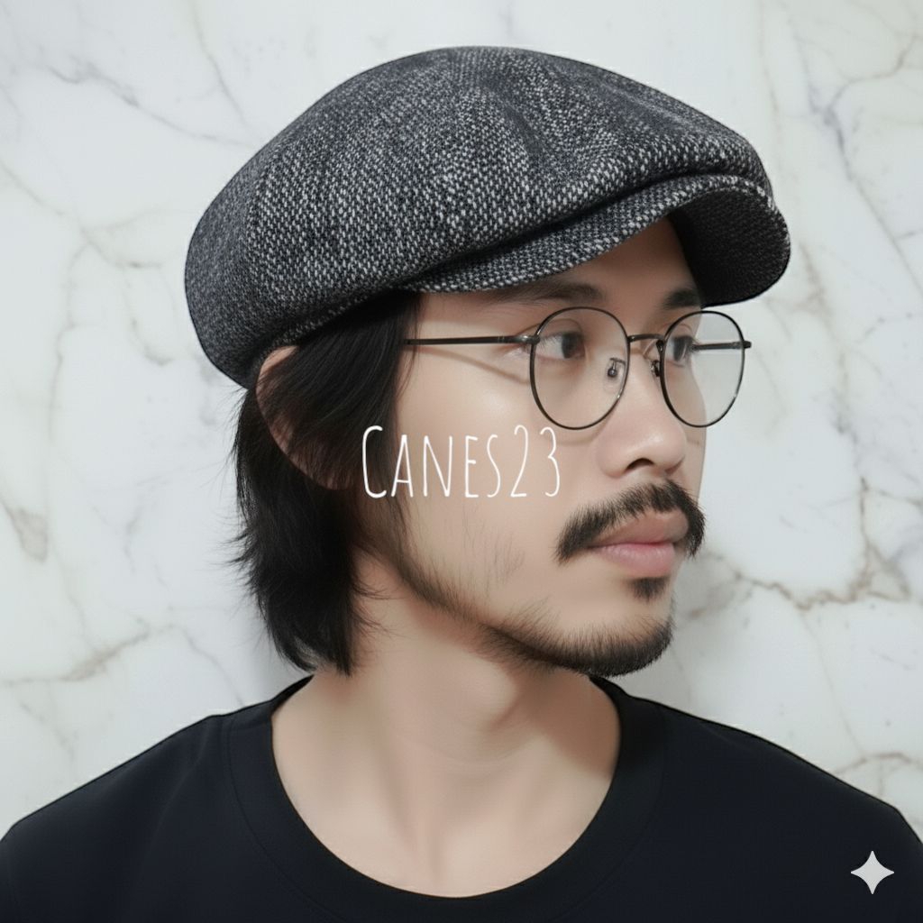 Newsboy Cap Jahitan Topi Newsboy Cap Jahitan Kuat Ukuran XXL