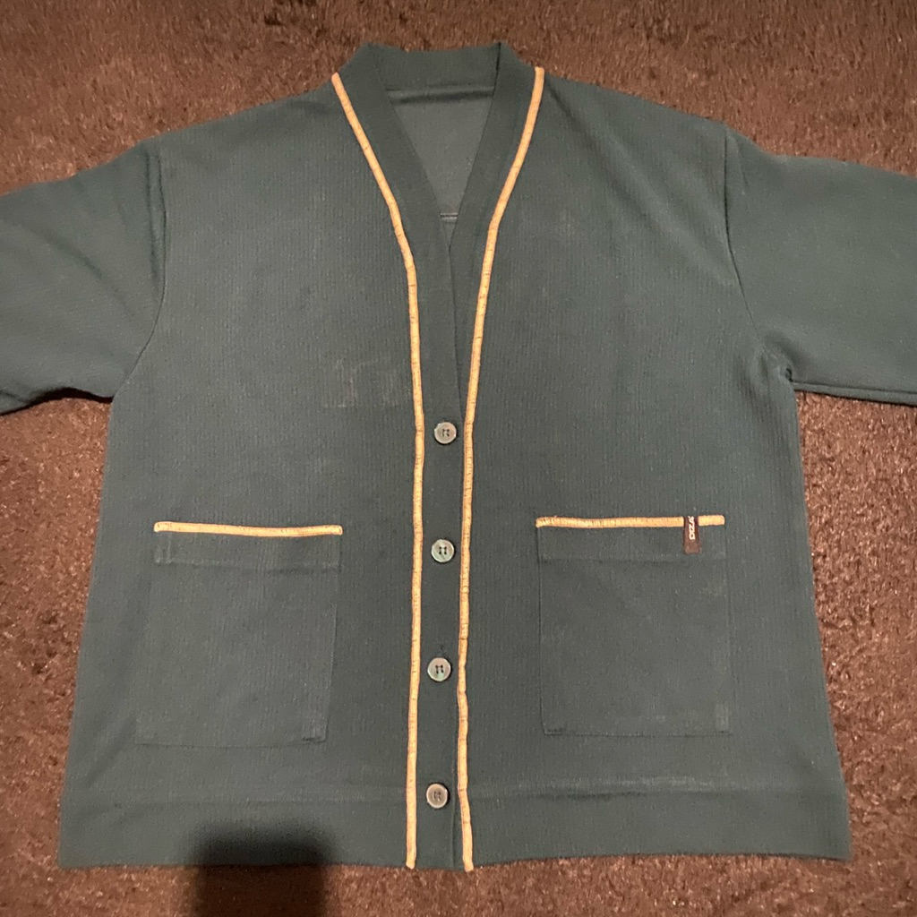 cardigan dizayn green second preloved