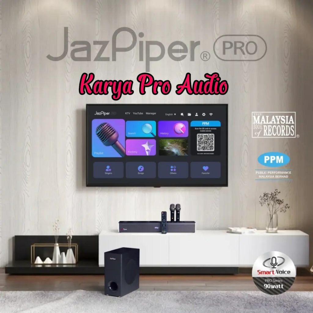 JazPiper Pro SoundBar High Performance Karaoke SoundBar Original