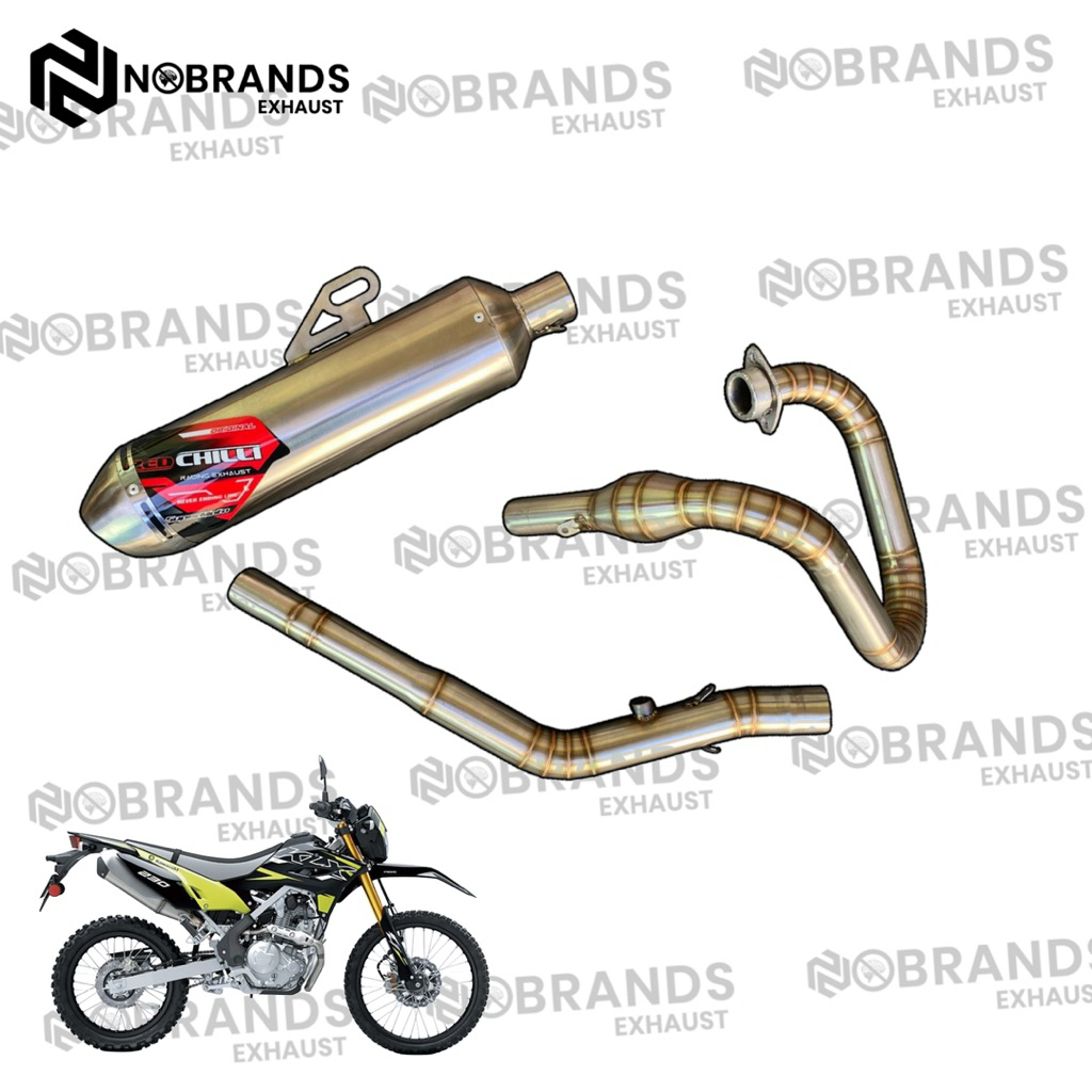 KNALPOT RACING PNP KLX 230 CC KLX 250 CC BAHAN FULL STAINLESS