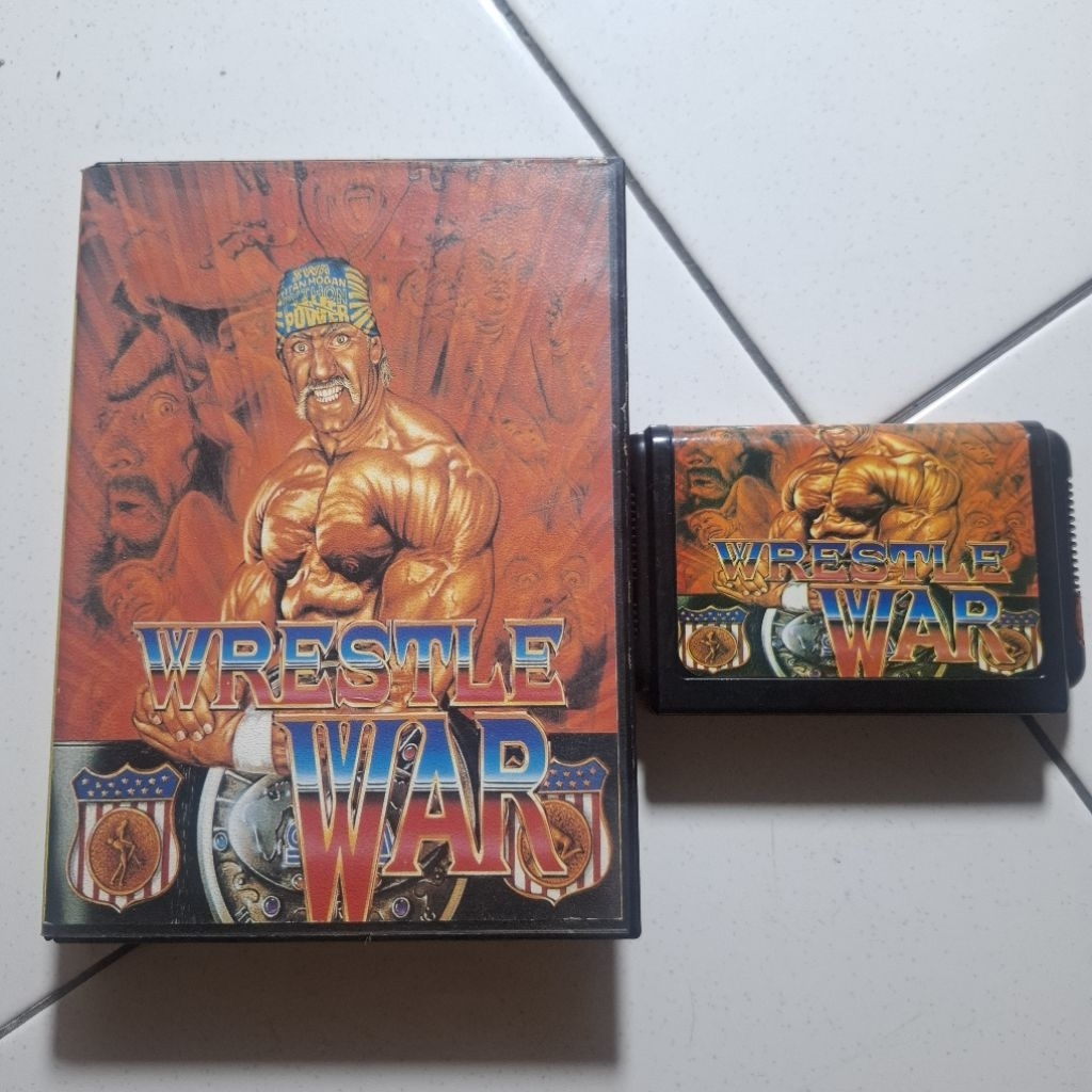 Kaset Sega Wrestle War Dengan Box Second