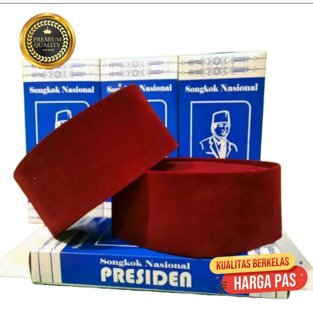 TERMURAHPECI SONGKOK JAWARA BETAWI SONGKOK PECI MERAH BAHAN SUPER PREMIUM BELUDRU PECI DEWASA DAN AN